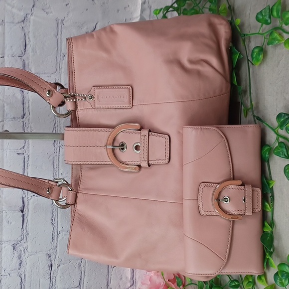 Coach Handbags - Coach F18751 Vintage East West Soho Shoulder Bag and Wallet Y2K